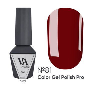 Gel Polish Valeri Pro №81, 6 ml