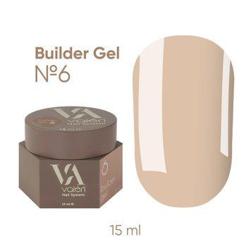Builder Gel Valeri Pro №06, 15 ml